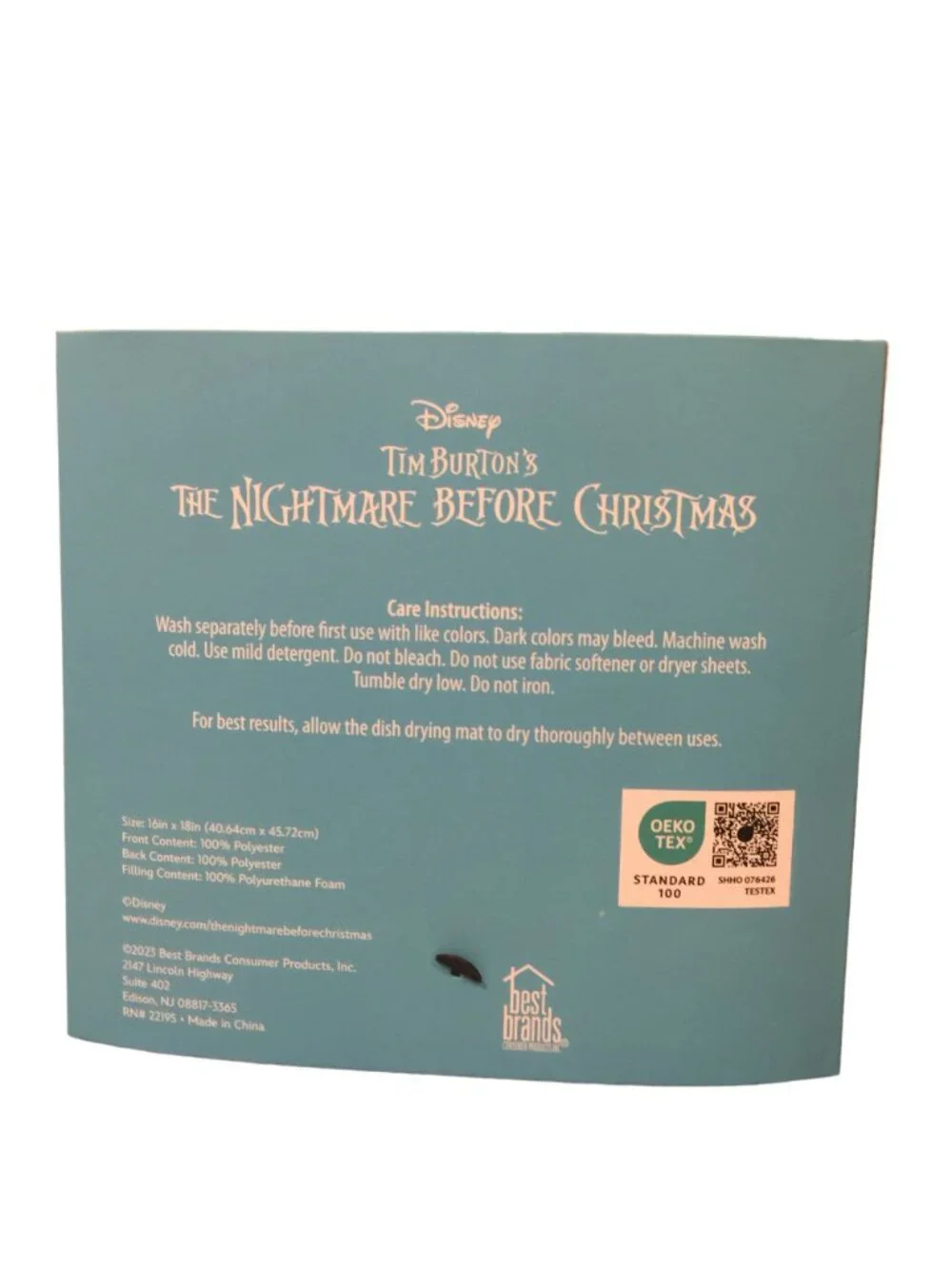 Disney The Nightmare Before Christmas Santa Jack Dish Drying Mat 16